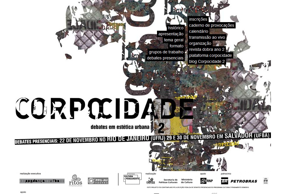 flyer Corpocidade / Divulgação